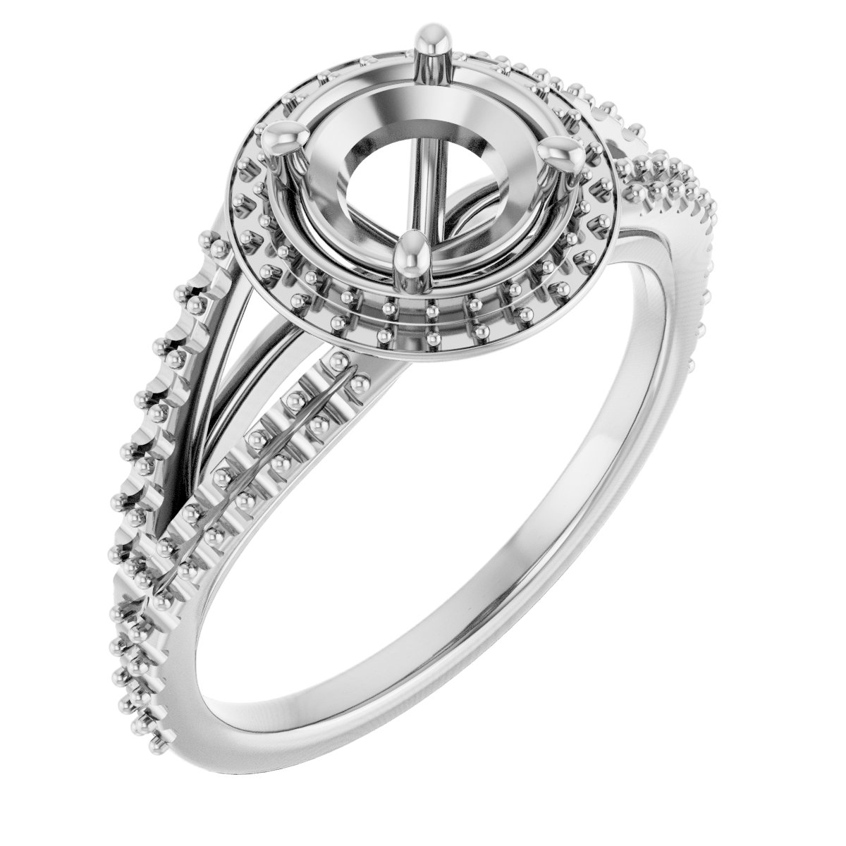 Halo-Style Engagement Ring