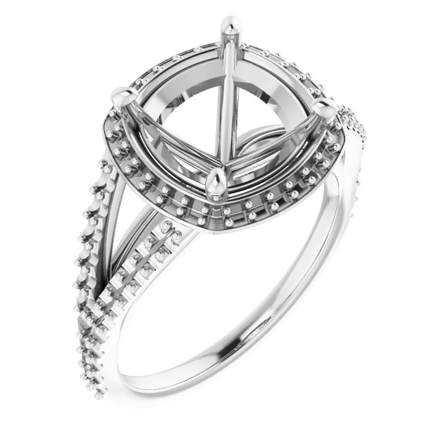 Halo-Style Engagement Ring