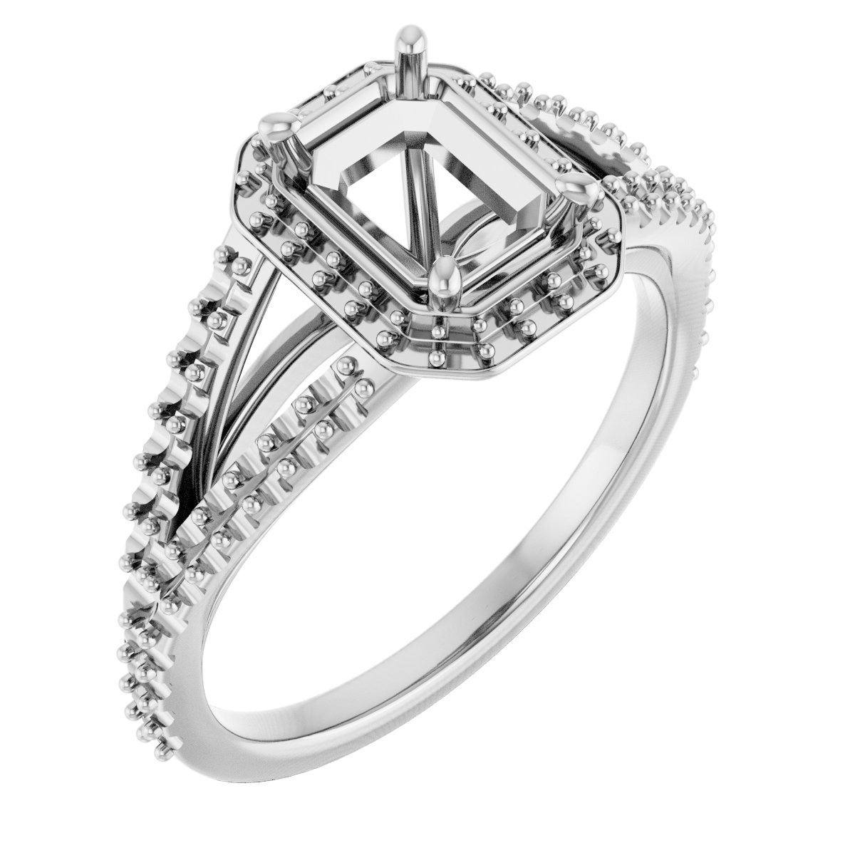 Halo-Style Engagement Ring