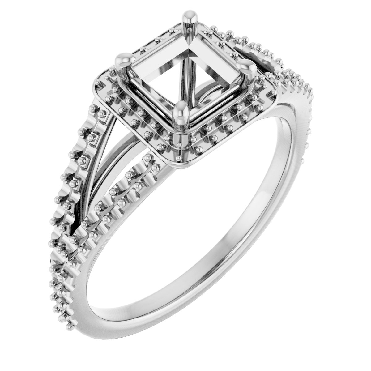 Halo-Style Engagement Ring