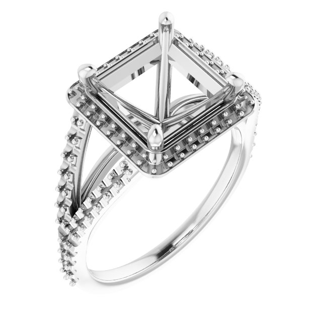 Halo-Style Engagement Ring