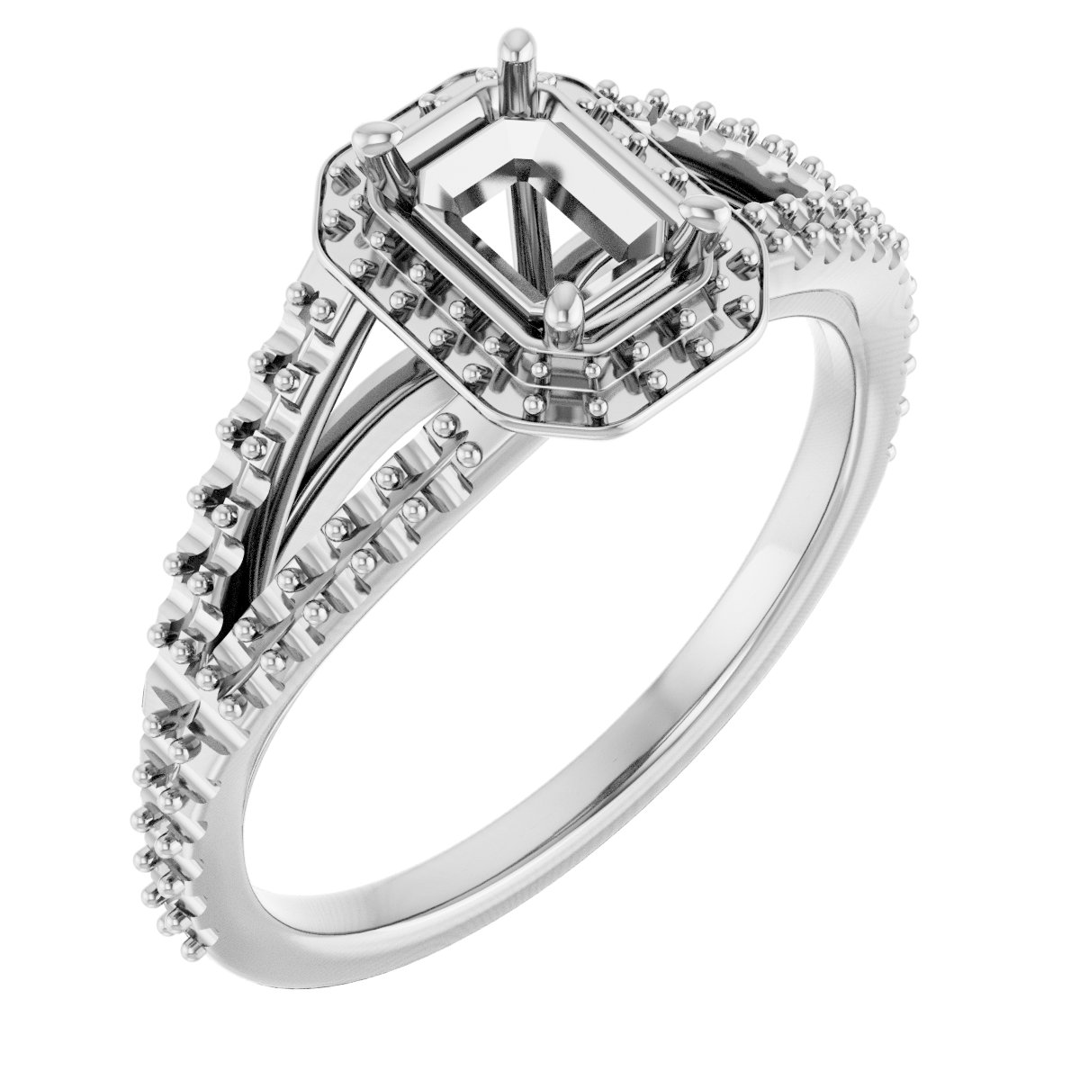 Halo-Style Engagement Ring
