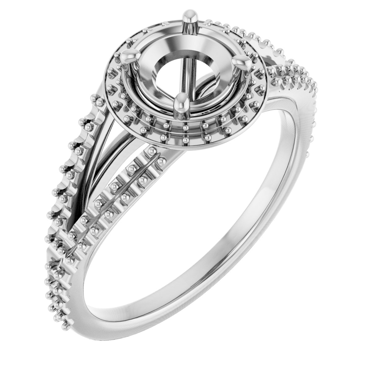 Halo-Style Engagement Ring