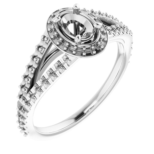 Halo-Style Engagement Ring