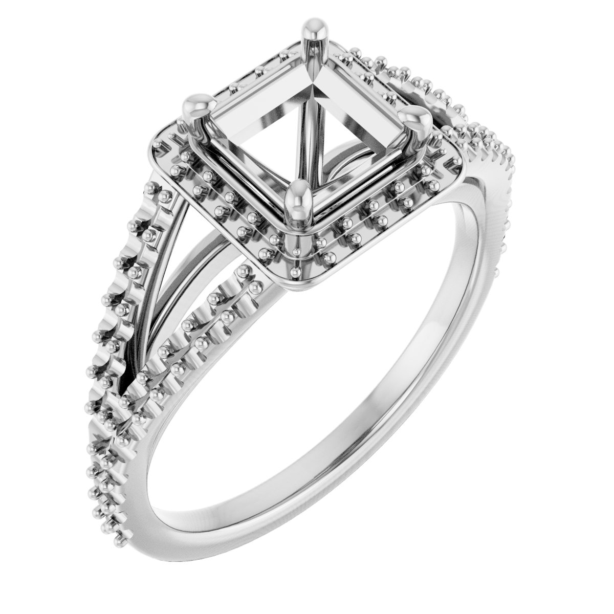 Halo-Style Engagement Ring