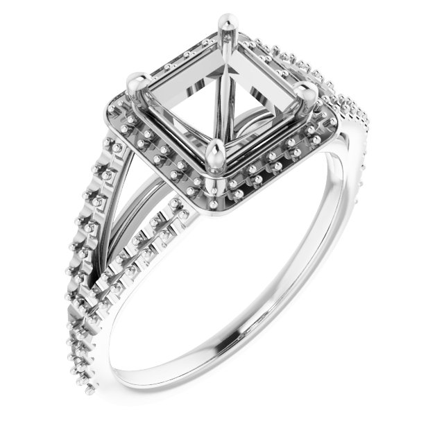 Halo-Style Engagement Ring