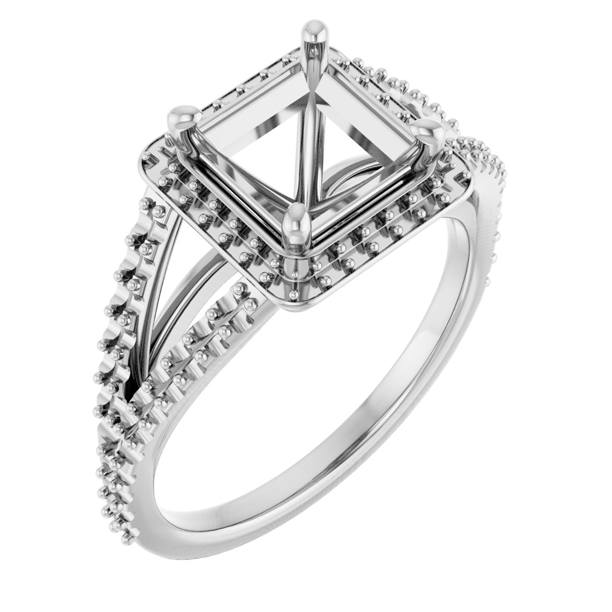 Halo-Style Engagement Ring