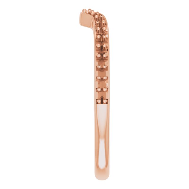 14K Rose 1/6 CTW Natural Diamond Band-4