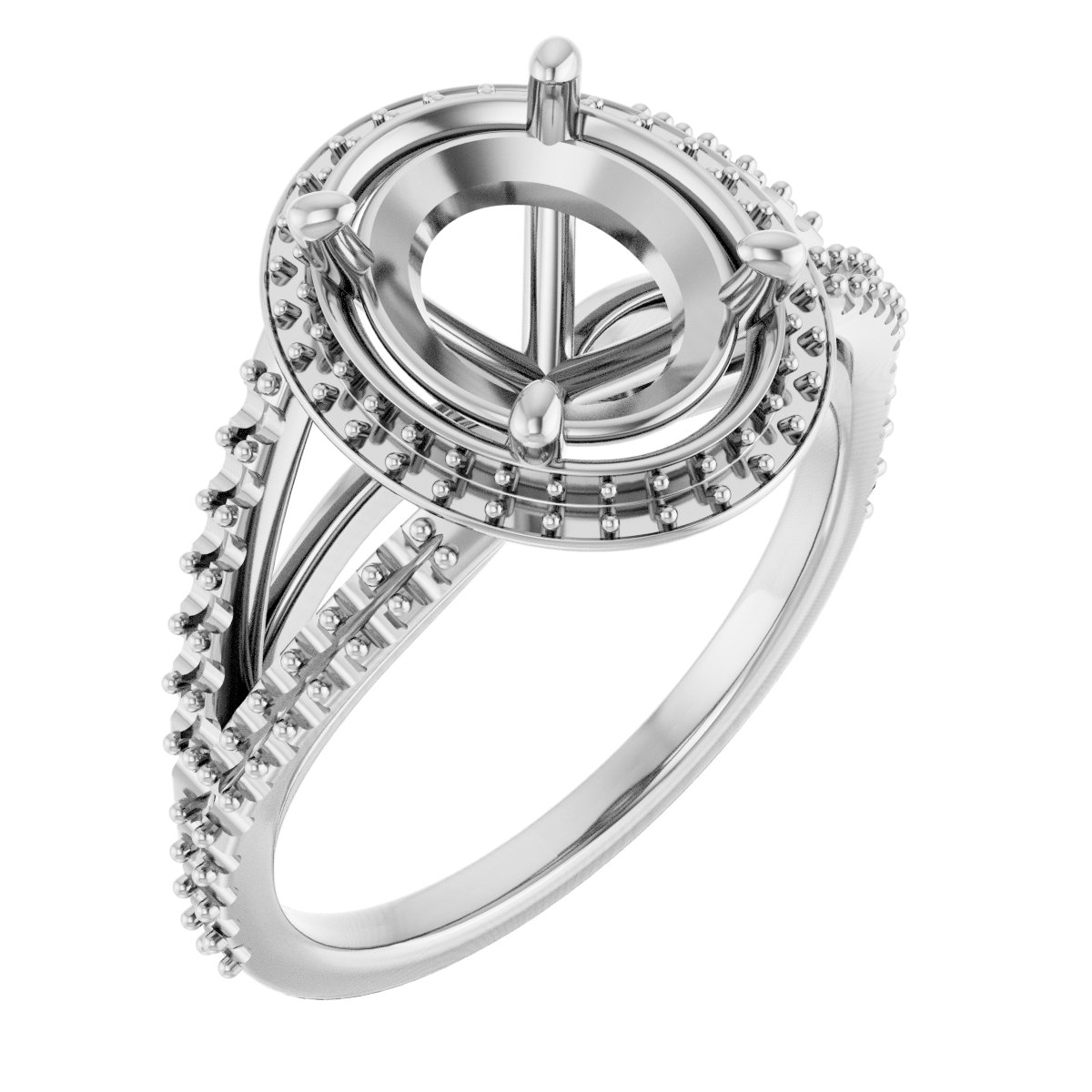 Halo-Style Engagement Ring