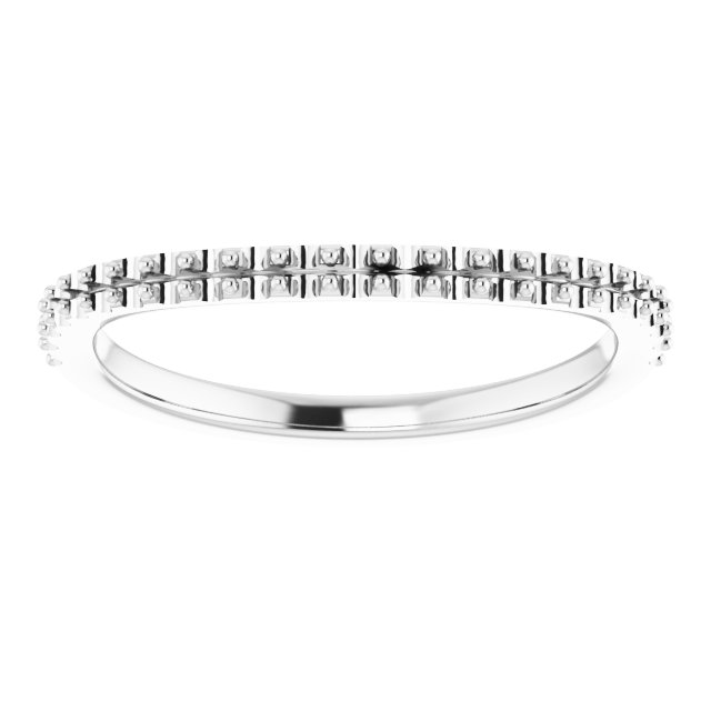 Band Mounting for 12x6 mm Marquise Ring view 3