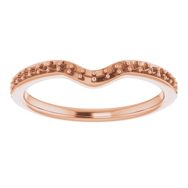 14K Rose 1/6 CTW Natural Diamond Band-3