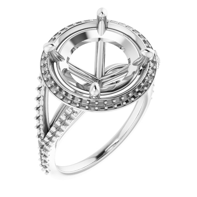 Halo-Style Engagement Ring