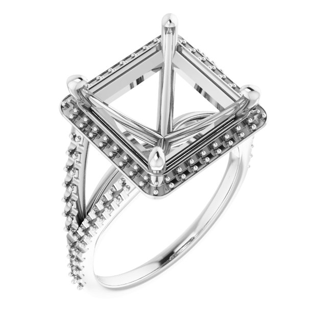 Halo-Style Engagement Ring