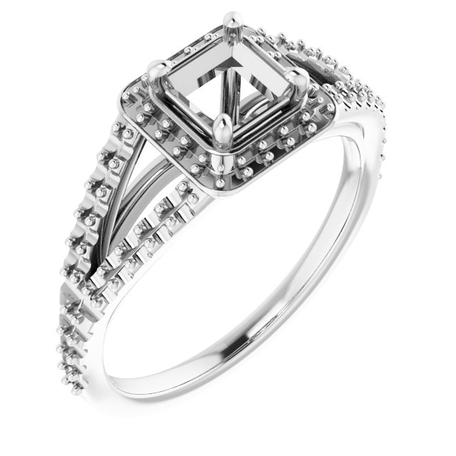 Halo-Style Engagement Ring
