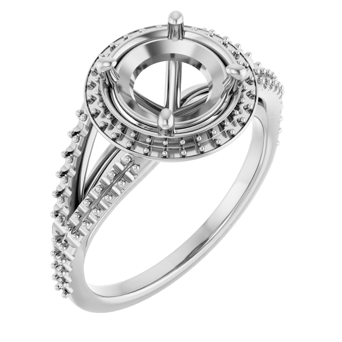 Halo-Style Engagement Ring