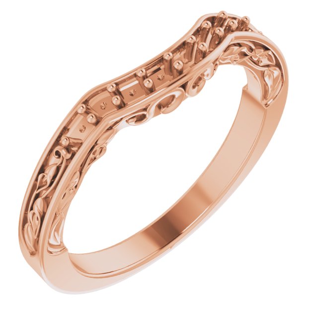 Accented Floral Engagement Ring or Band