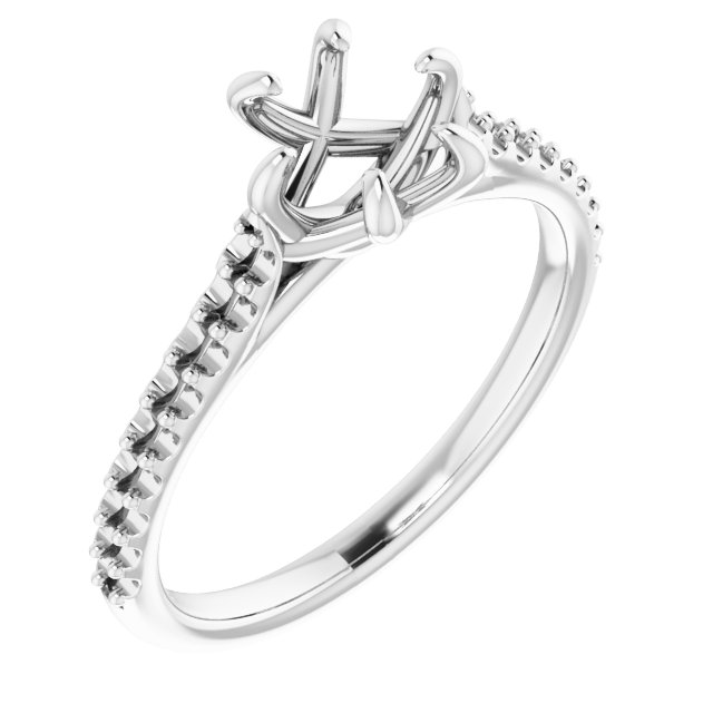 Accented Engagement Ring or Band