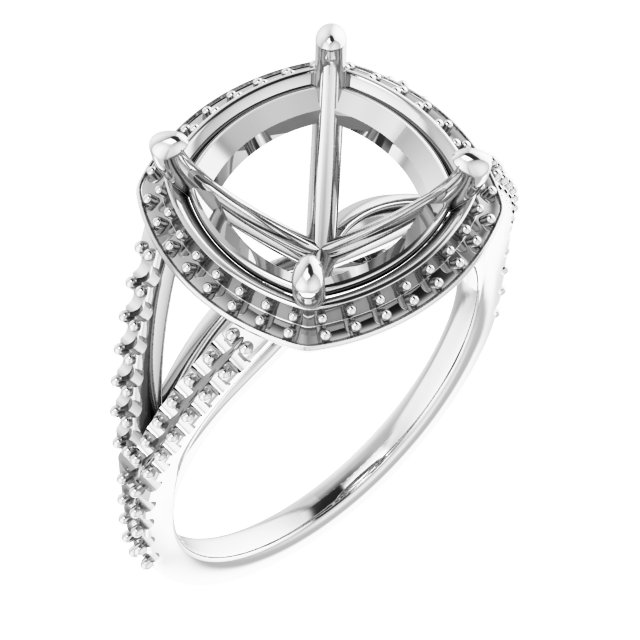 Halo-Style Engagement Ring