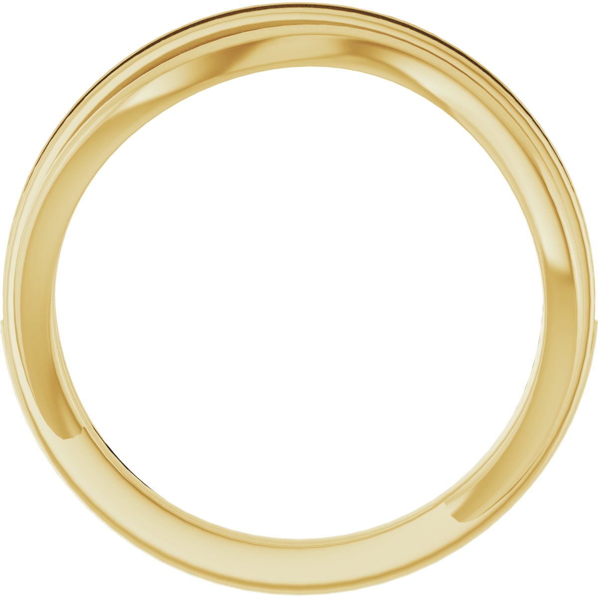 14K Yellow 1/3 CTW Diamond Freeform Ring Mounting