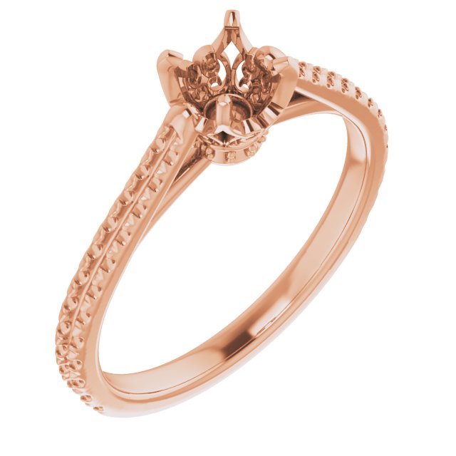 French-Set Engagement Ring or Band