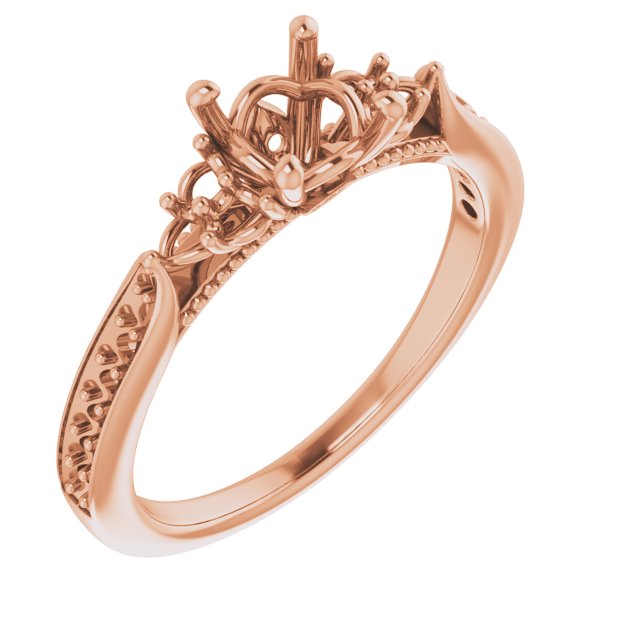 Accented Engagement Ring or Band