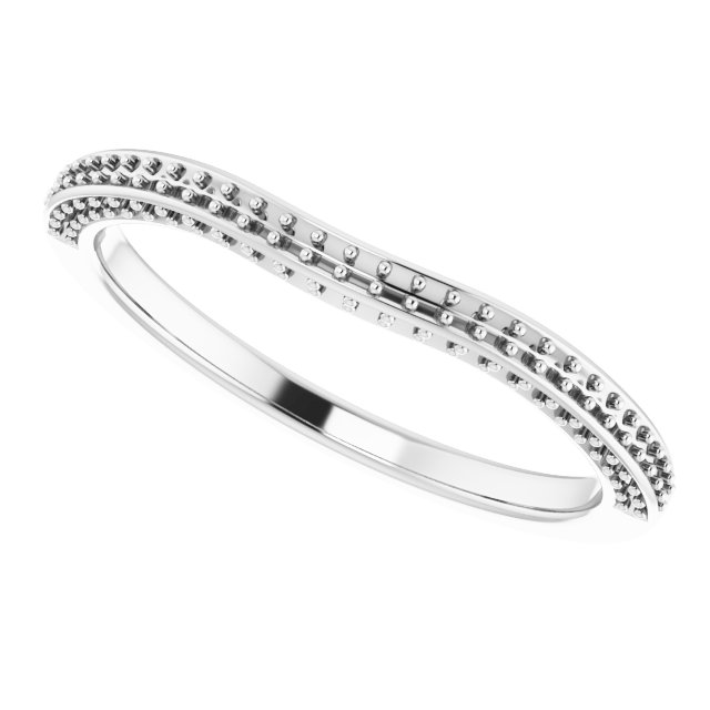 Band Mounting for 10 mm Square Ring view 5
