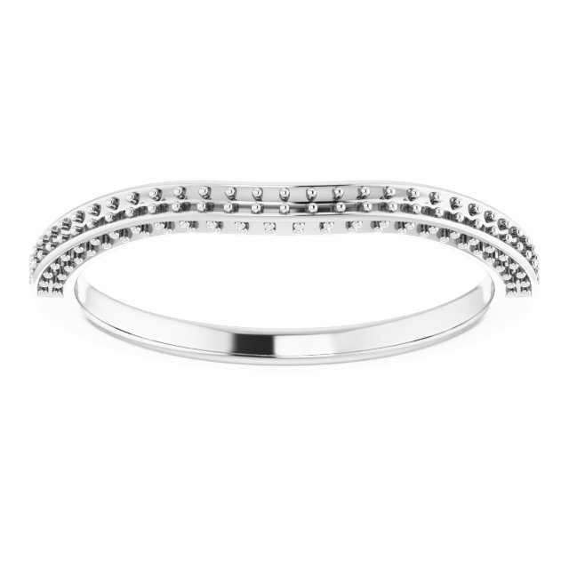 Band Mounting for 10 mm Square Ring view 3