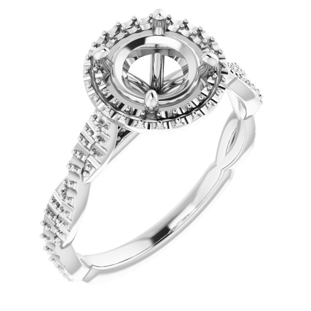 Halo-Style Engagement Ring