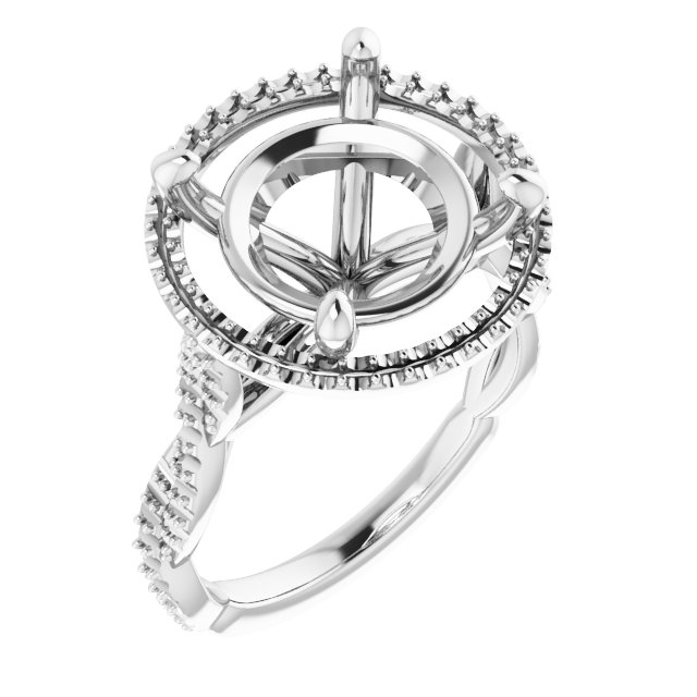 Halo-Style Engagement Ring