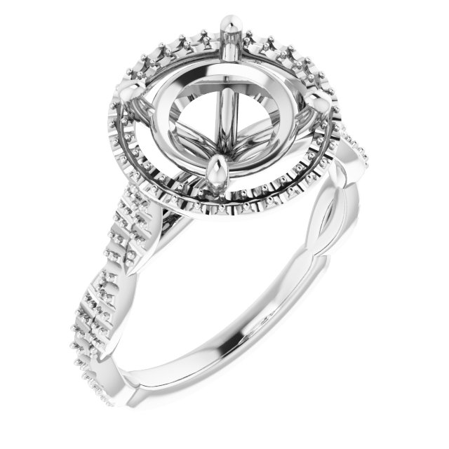 Halo-Style Engagement Ring