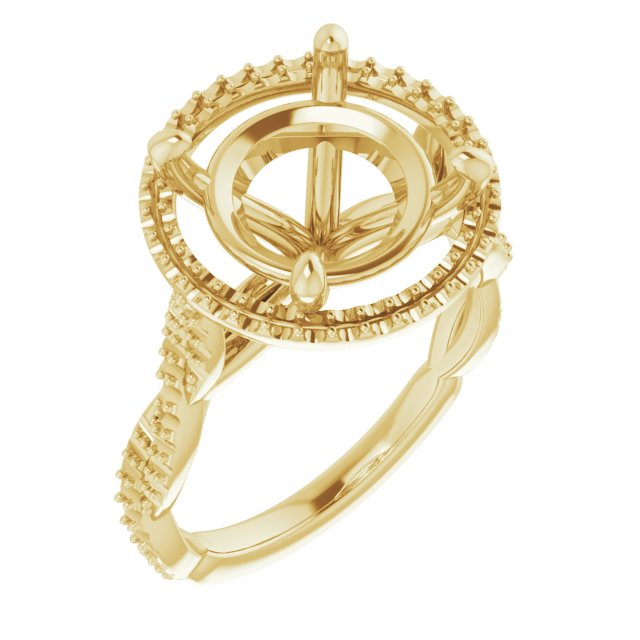 Halo-Style Engagement Ring