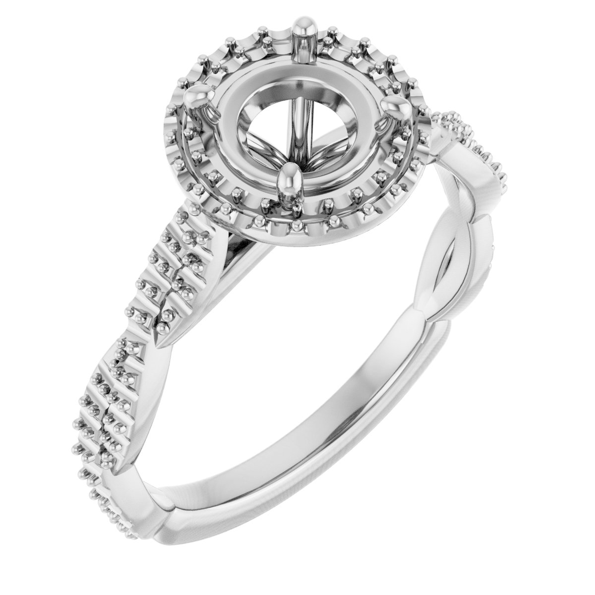Halo-Style Engagement Ring