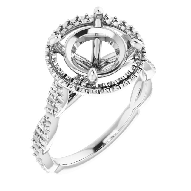 Halo-Style Engagement Ring