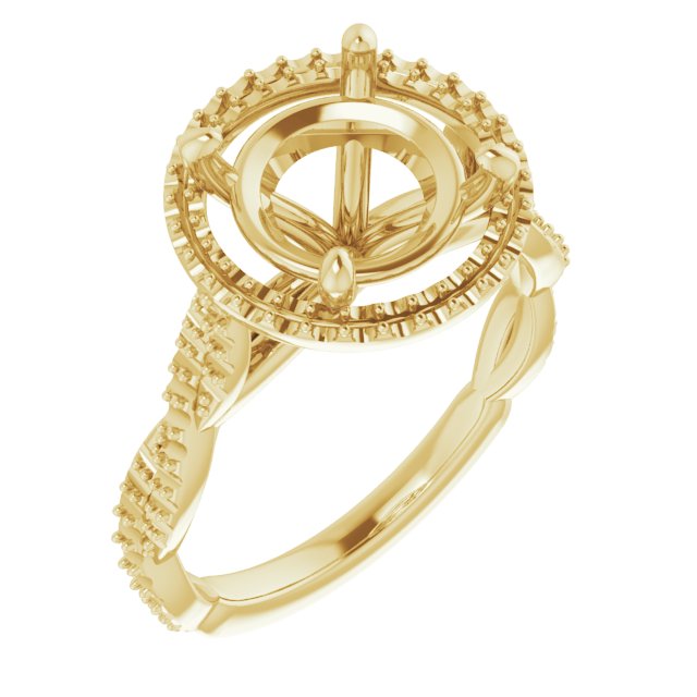 Halo-Style Engagement Ring