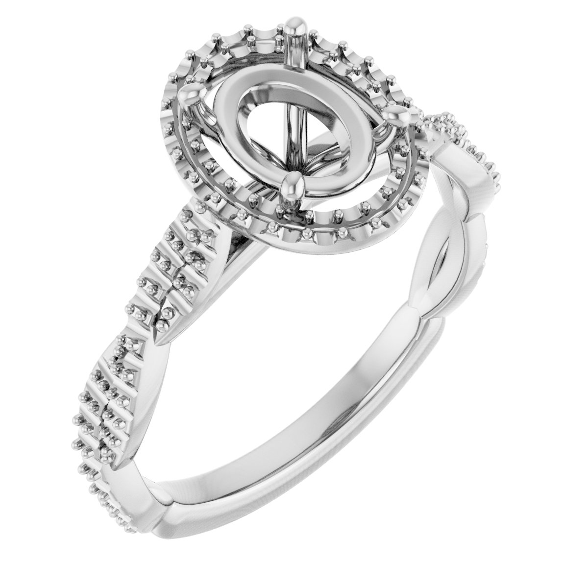Halo-Style Engagement Ring