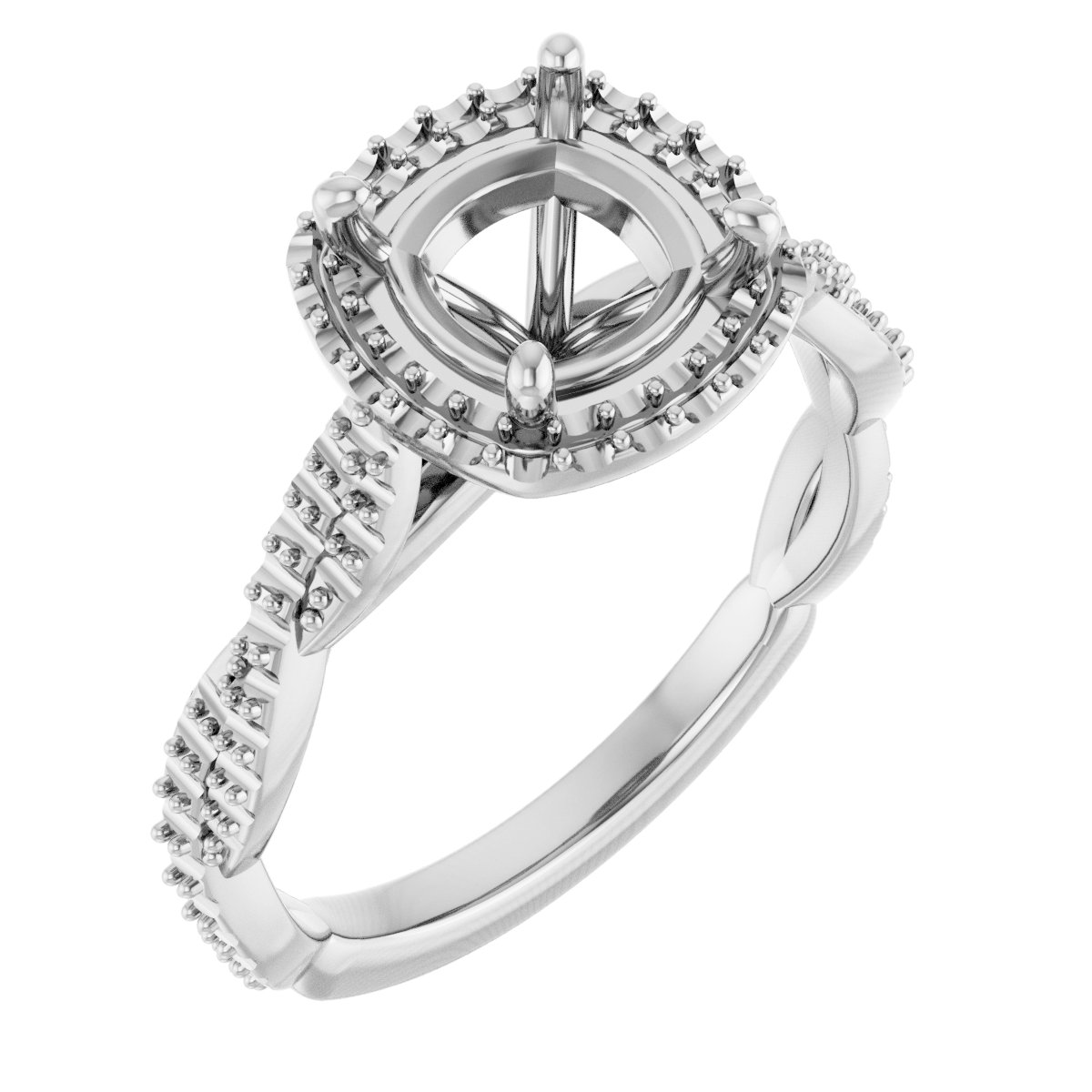 Halo-Style Engagement Ring