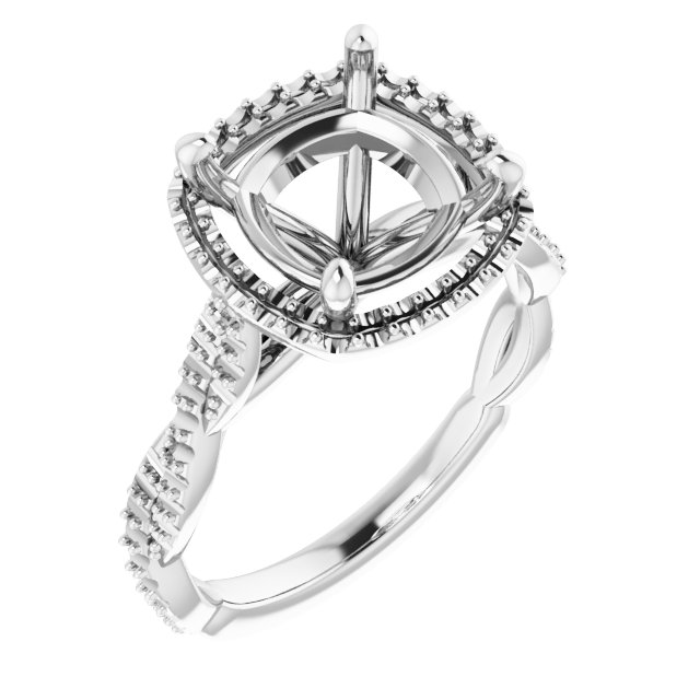 Halo-Style Engagement Ring