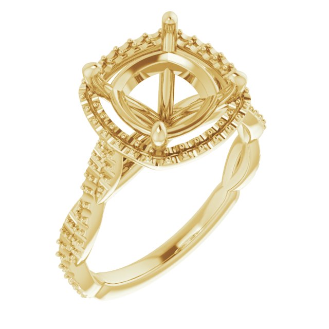 Halo-Style Engagement Ring