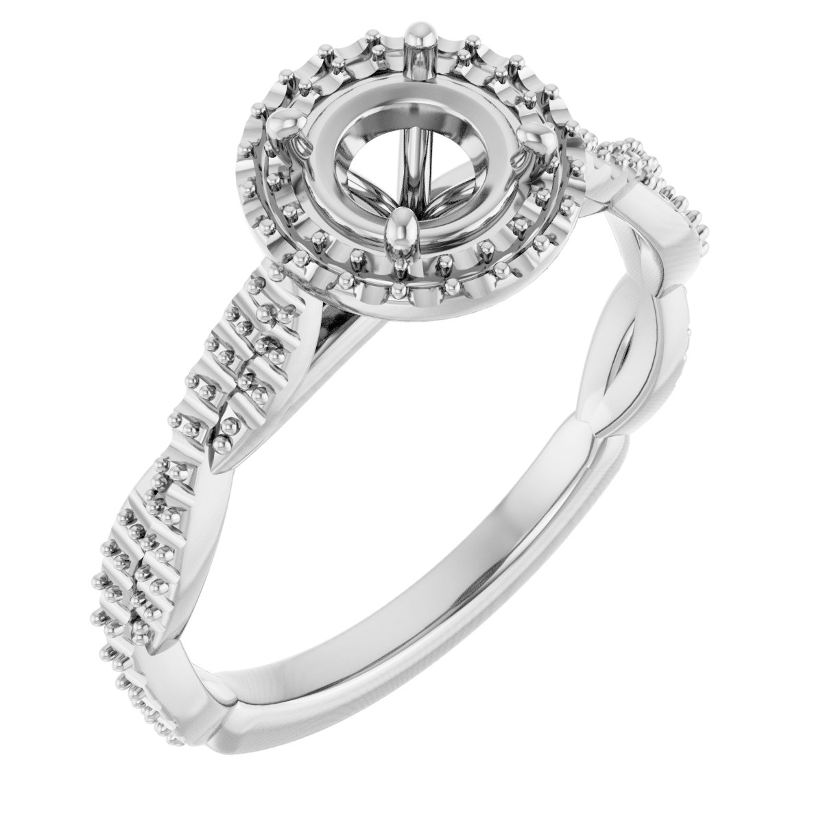 Halo-Style Engagement Ring