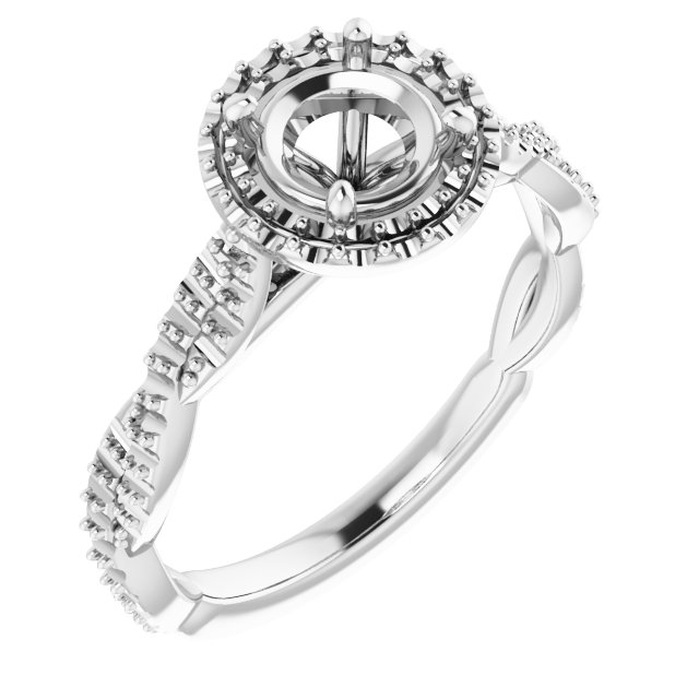 Halo-Style Engagement Ring