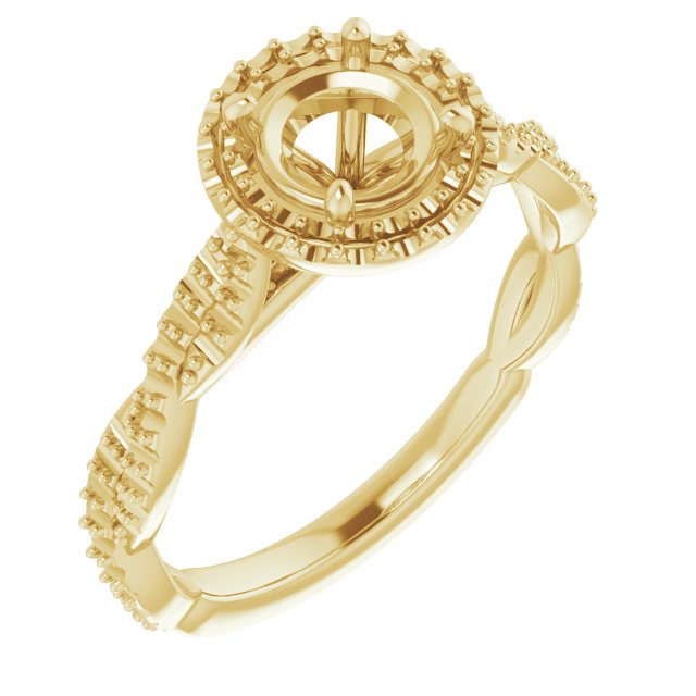 Halo-Style Engagement Ring