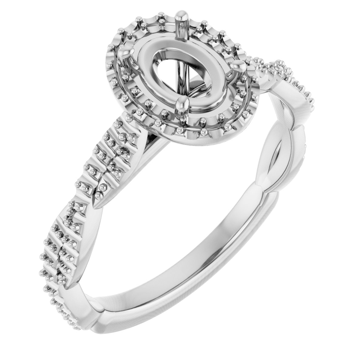 Halo-Style Engagement Ring