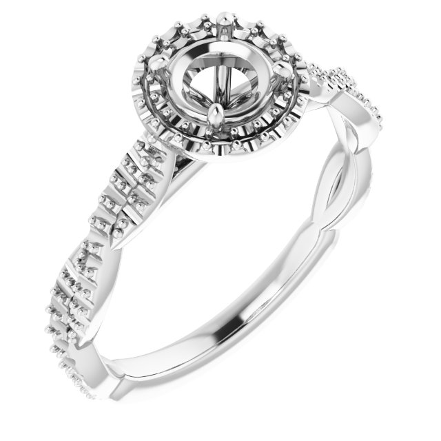 Halo-Style Engagement Ring