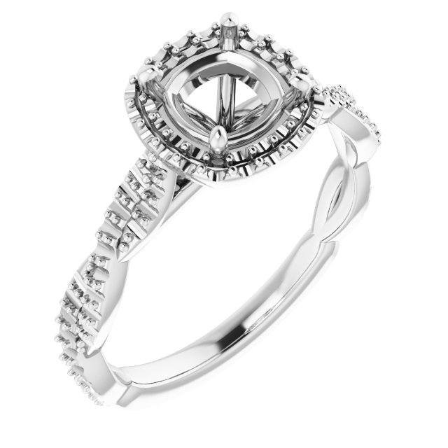 Halo-Style Engagement Ring