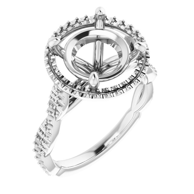 Halo-Style Engagement Ring