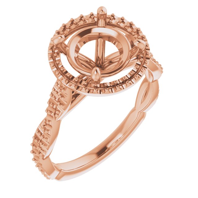 Halo-Style Engagement Ring