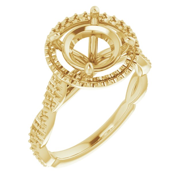 Halo-Style Engagement Ring