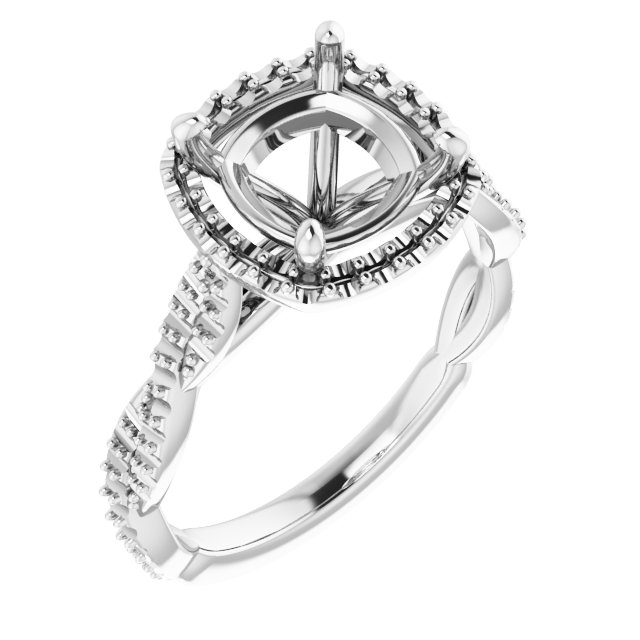 Halo-Style Engagement Ring