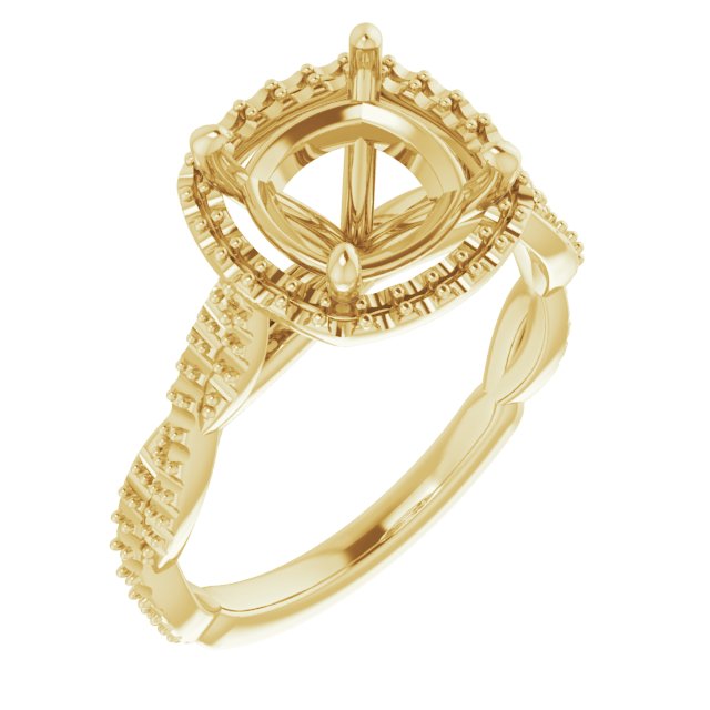 Halo-Style Engagement Ring
