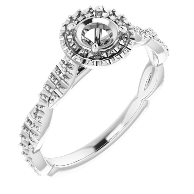 Halo-Style Engagement Ring